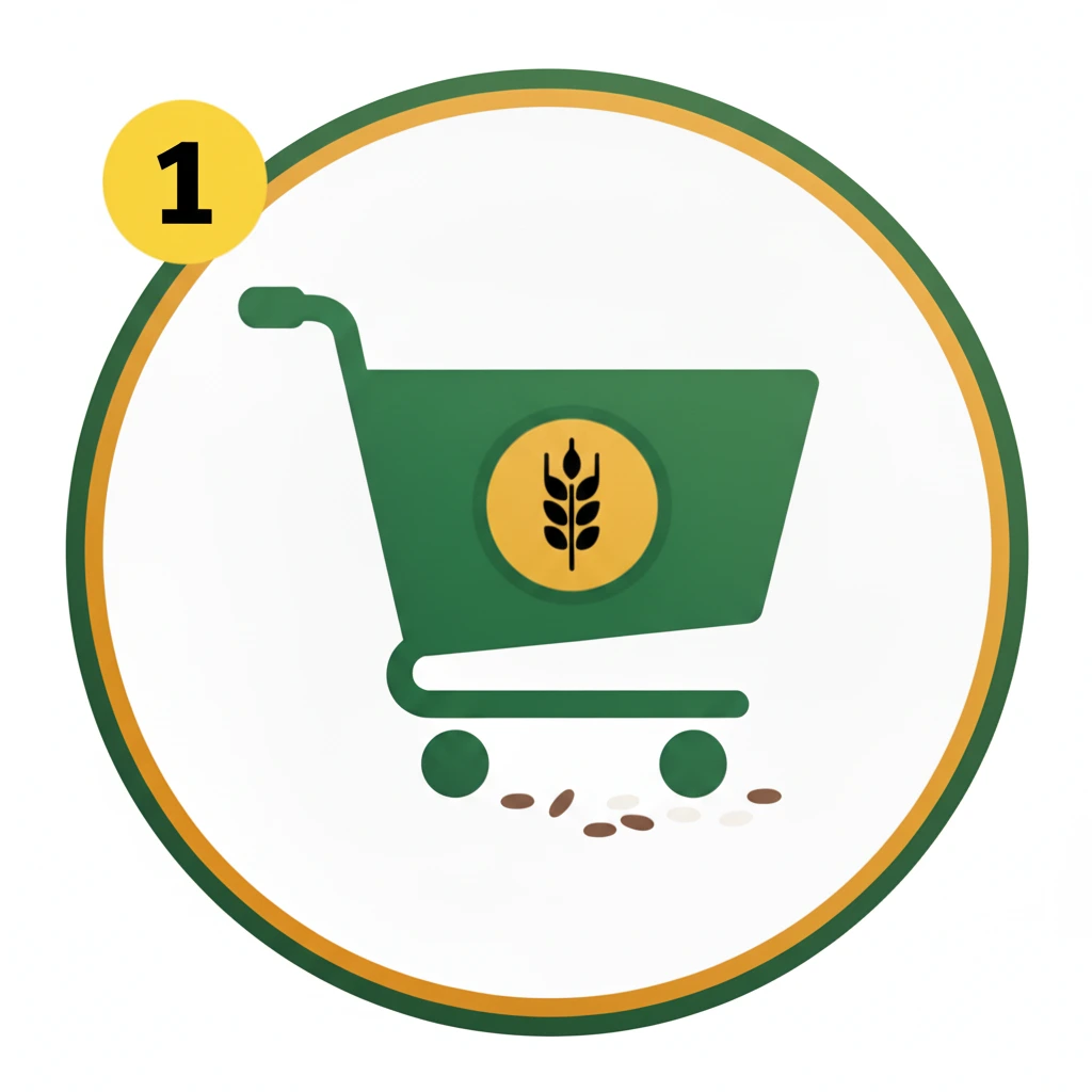 step 1 select pure grains